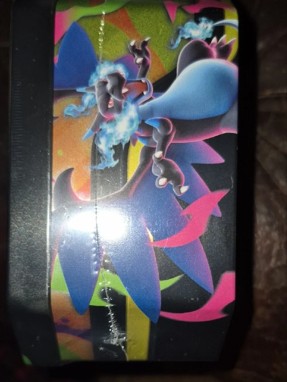 Pokémon Trading Card Game Tin - Mega Charizard X Artwork